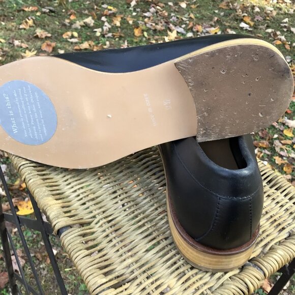 Everlane Black Leather Slip on  Loafer women’s size 9.5 - Picture 3 of 3